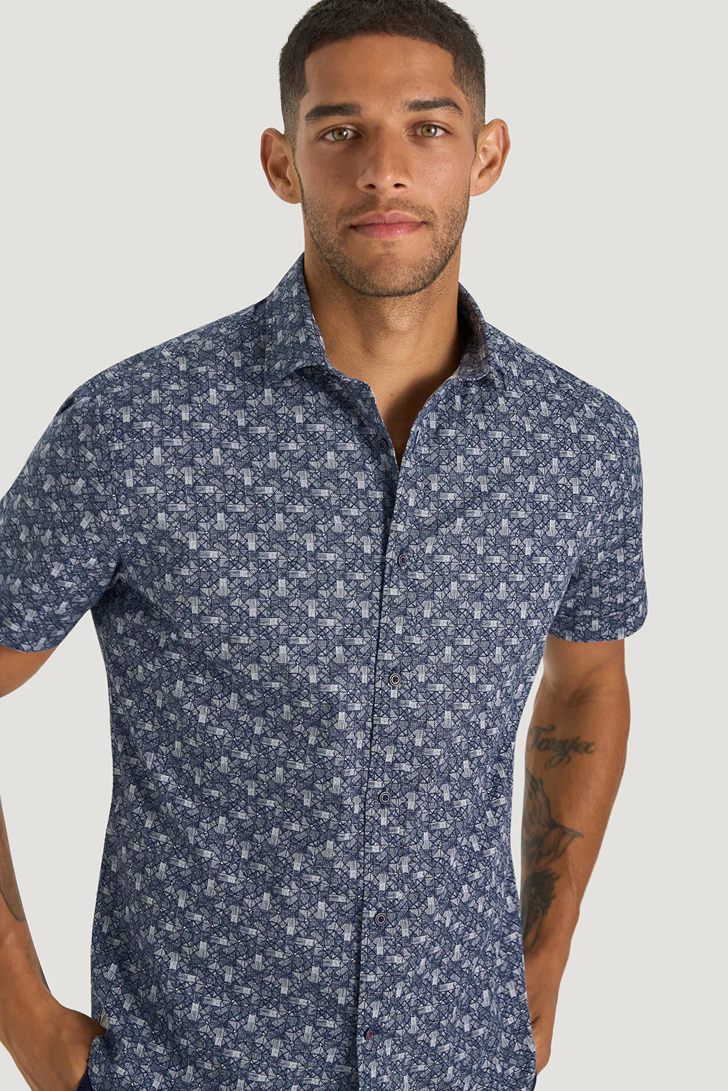 Aston Geo Printed Shirt - Image 2