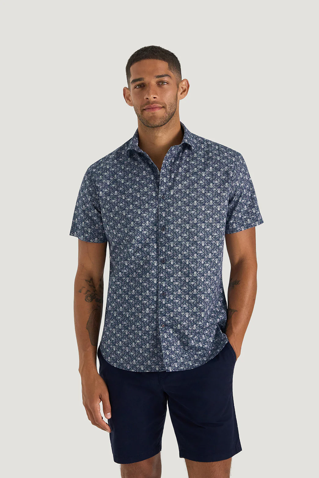 Aston Geo Printed Shirt - Image 3
