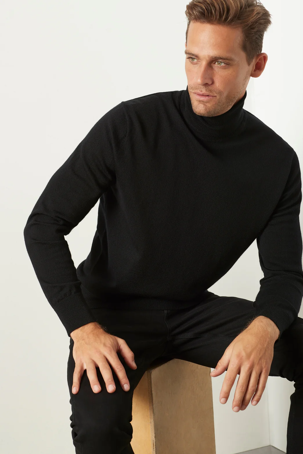 Bakeer Ashby Merino T Neck - Image 2