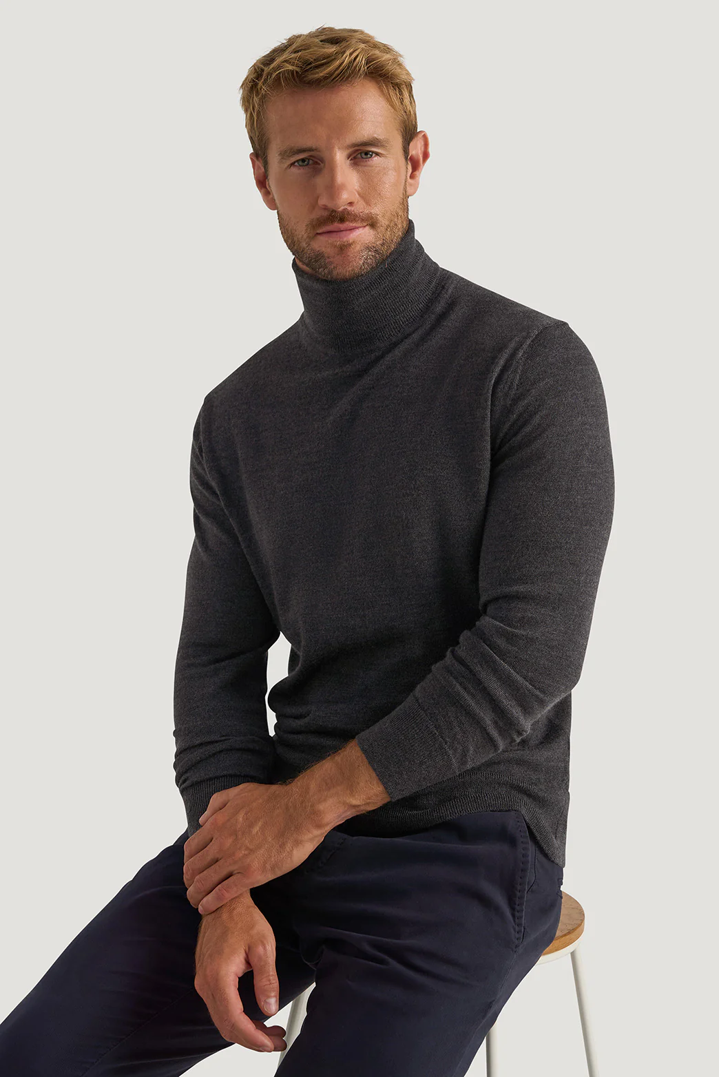 Bakeer Ashby Merino T Neck - Image 2