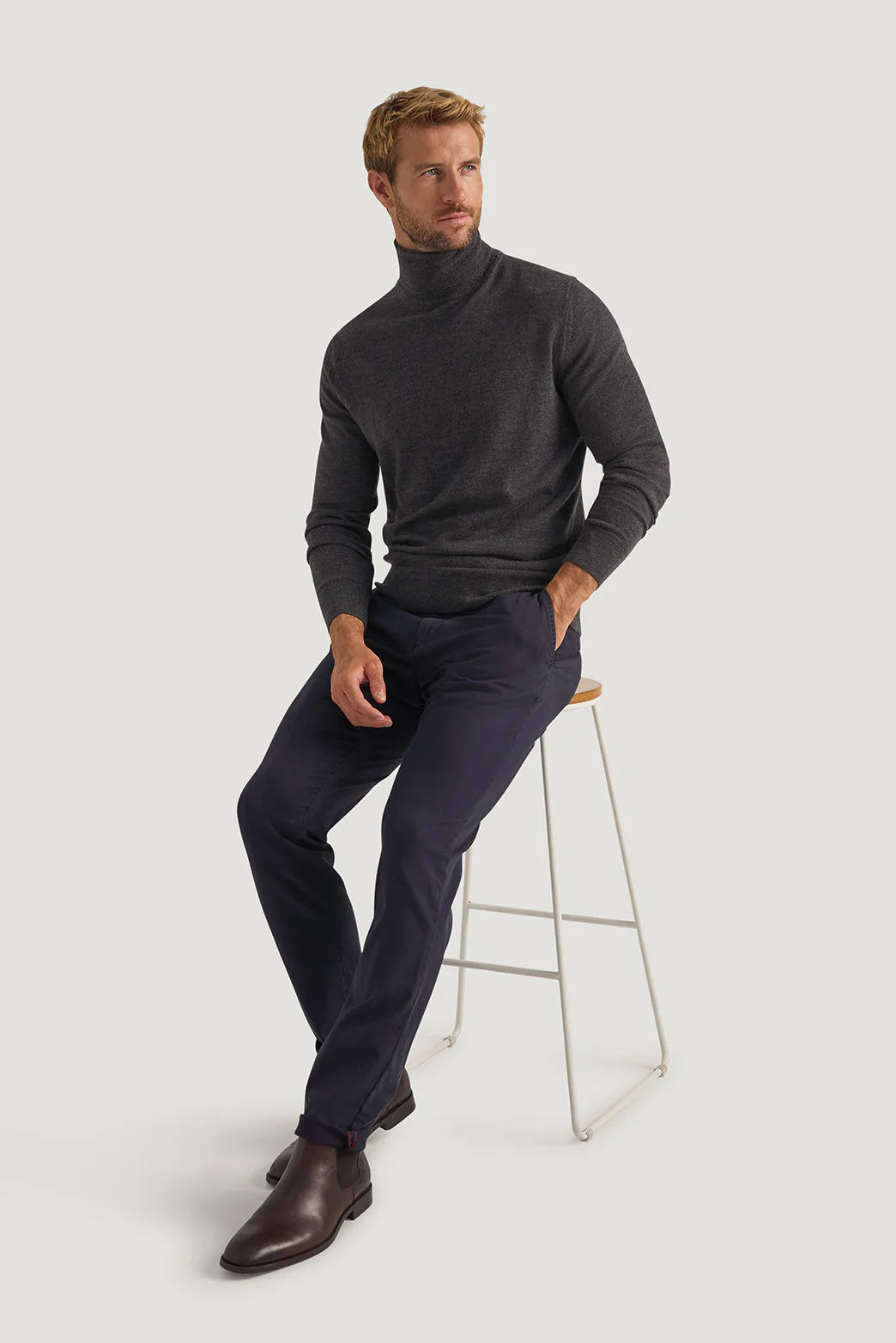 Bakeer Ashby Merino T Neck - Image 6