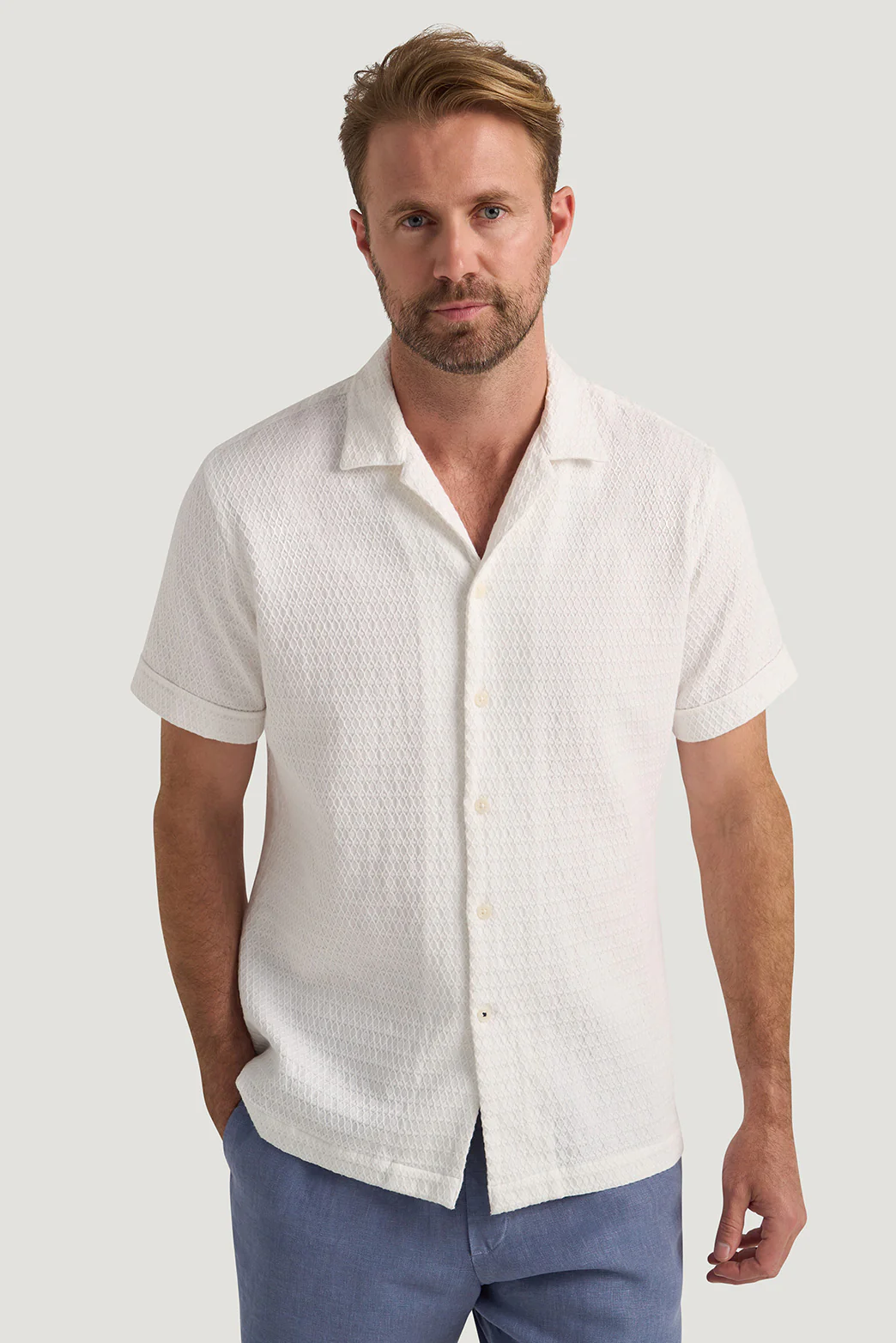 Biemonte Camp Collar Shirt - Image 2