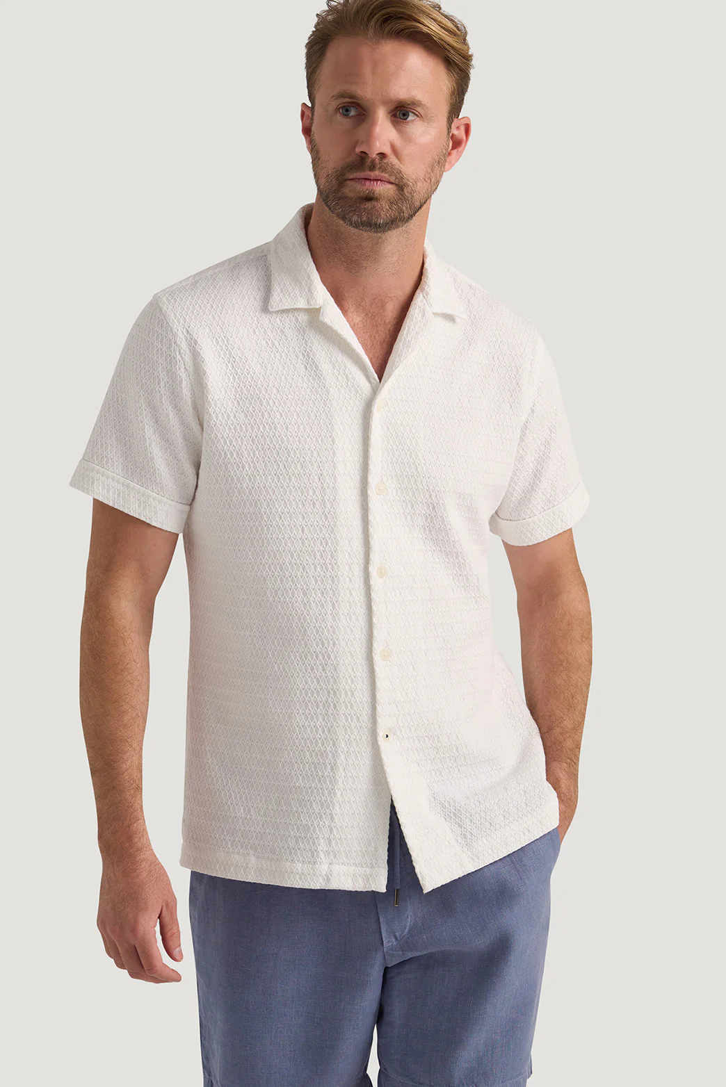 Biemonte Camp Collar Shirt - Image 3