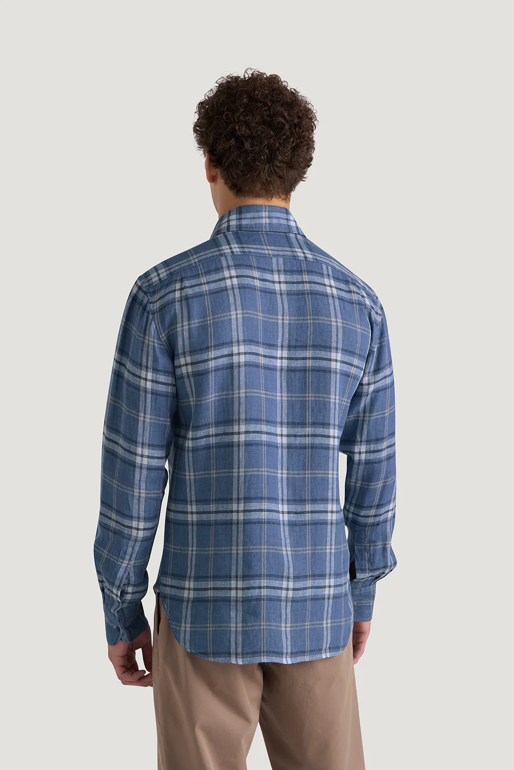 Bradfield Linen Check Shirt - Image 5