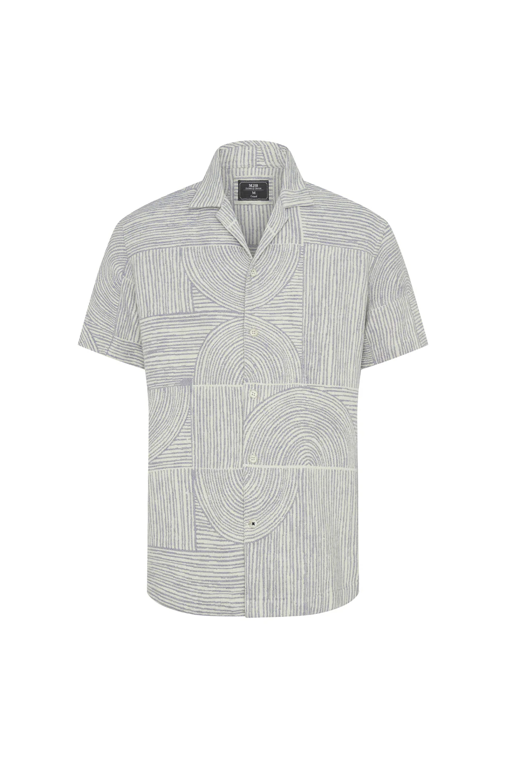Certosa Geo Camp Collar Shirt