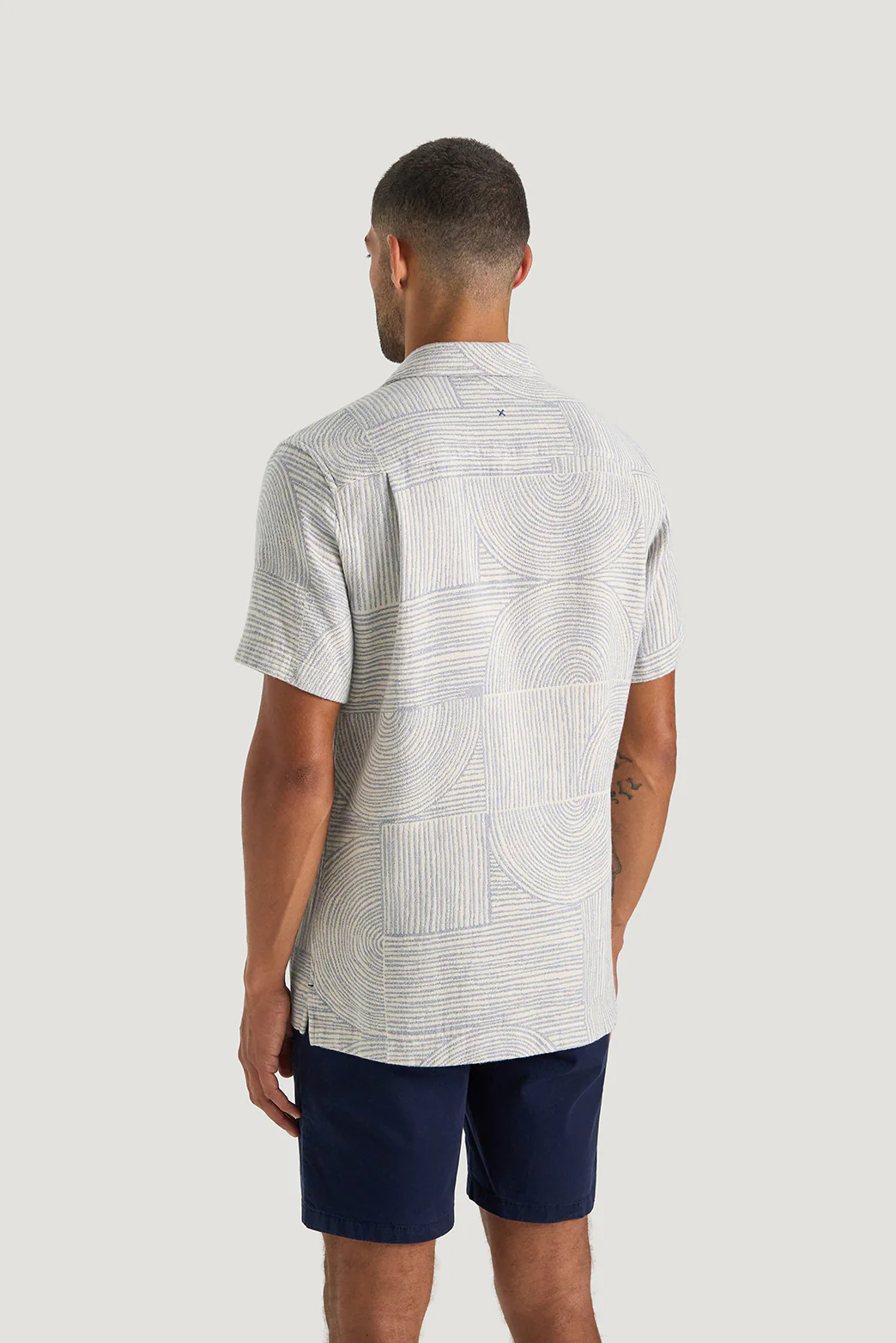 Certosa Geo Camp Collar Shirt - Image 5