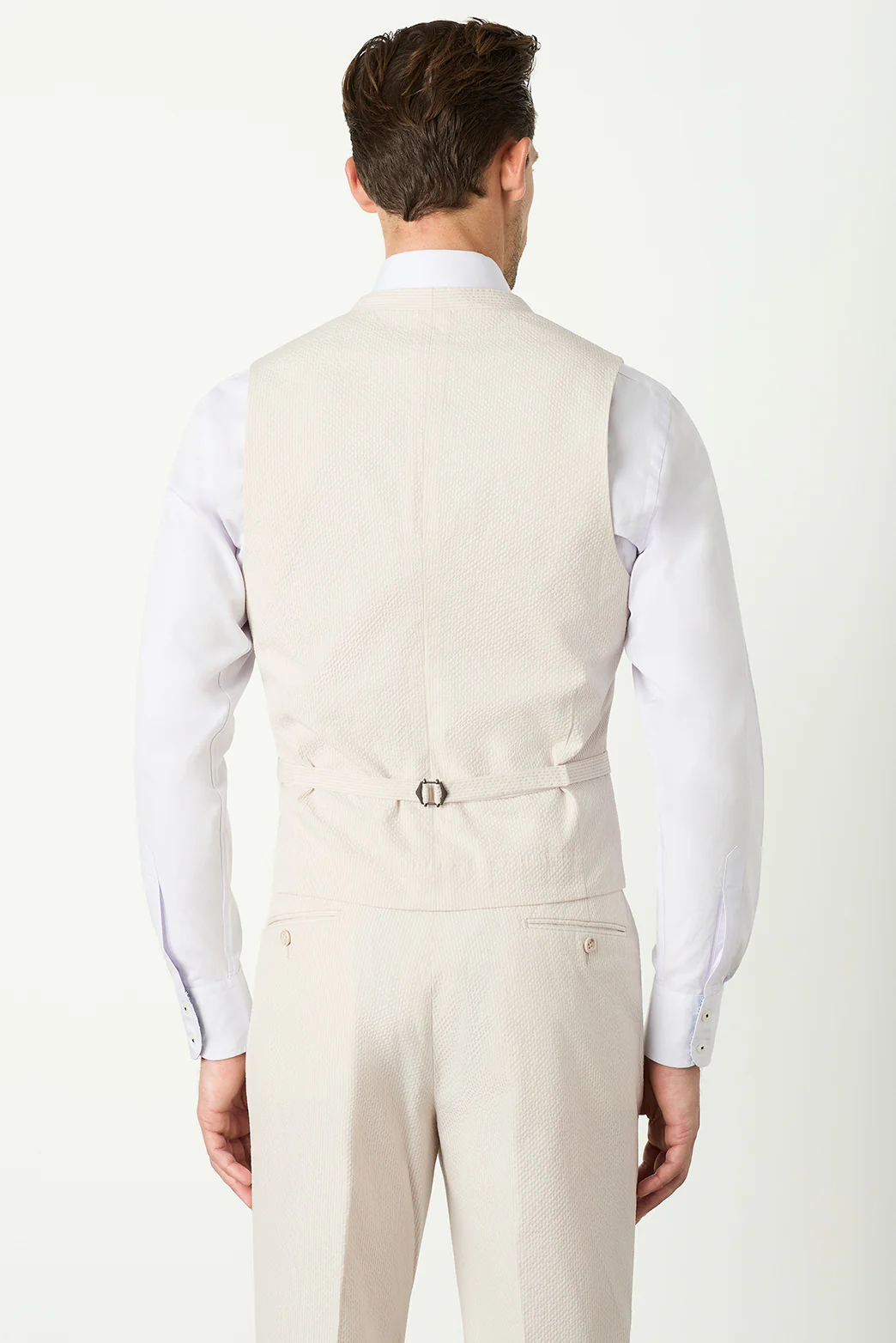 Coltrane Seersucker Waistcoat - Image 4