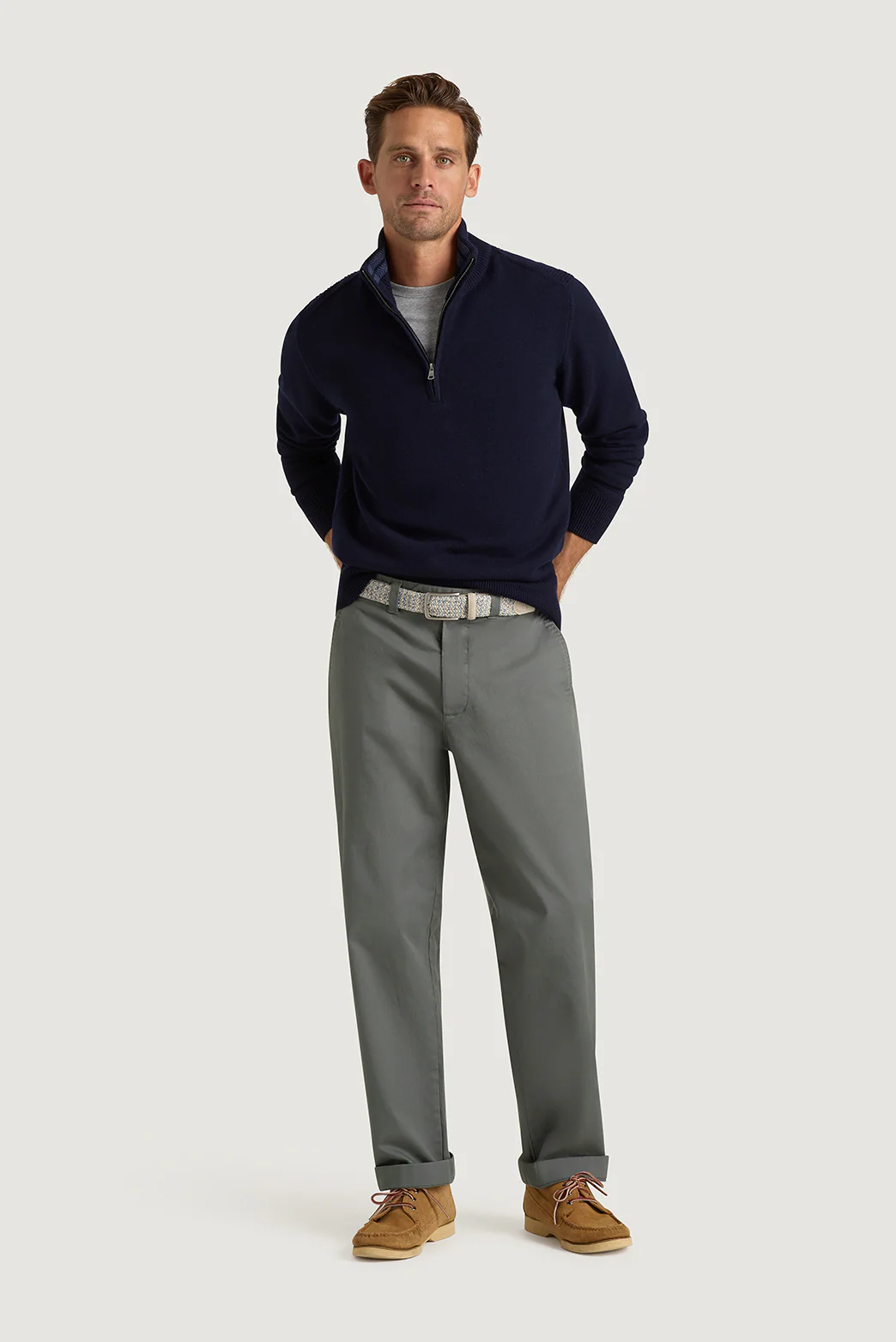 Dalton Wide Leg Chino - Image 2