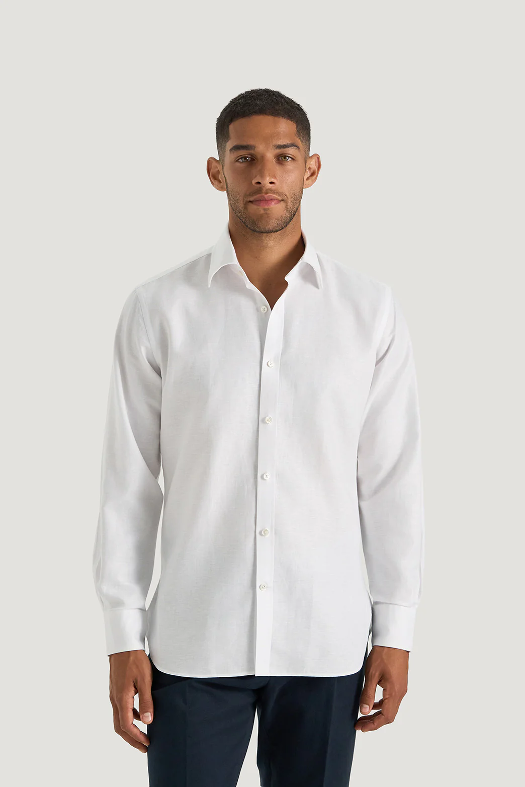 Domenico Herringbone Shirt - Image 3