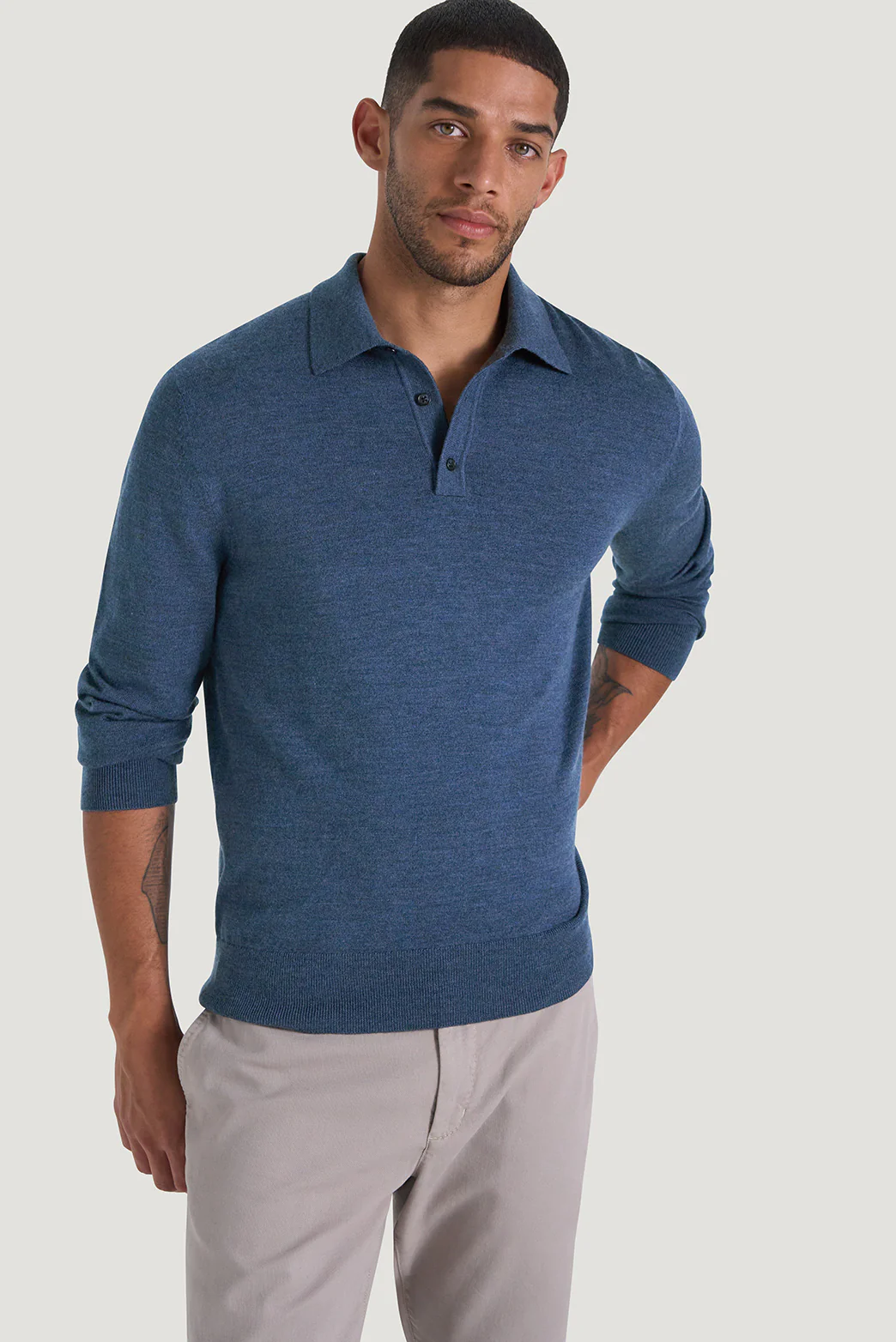 Fraser Merino Polo Knit - Image 2