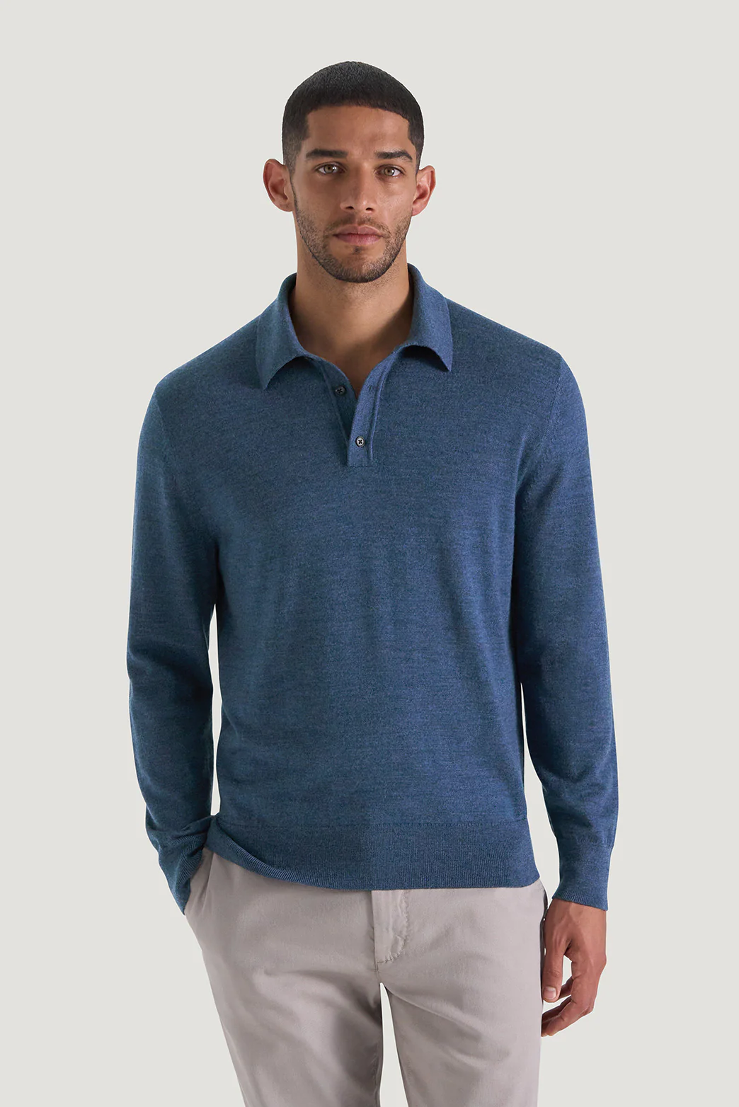 Fraser Merino Polo Knit - Image 3
