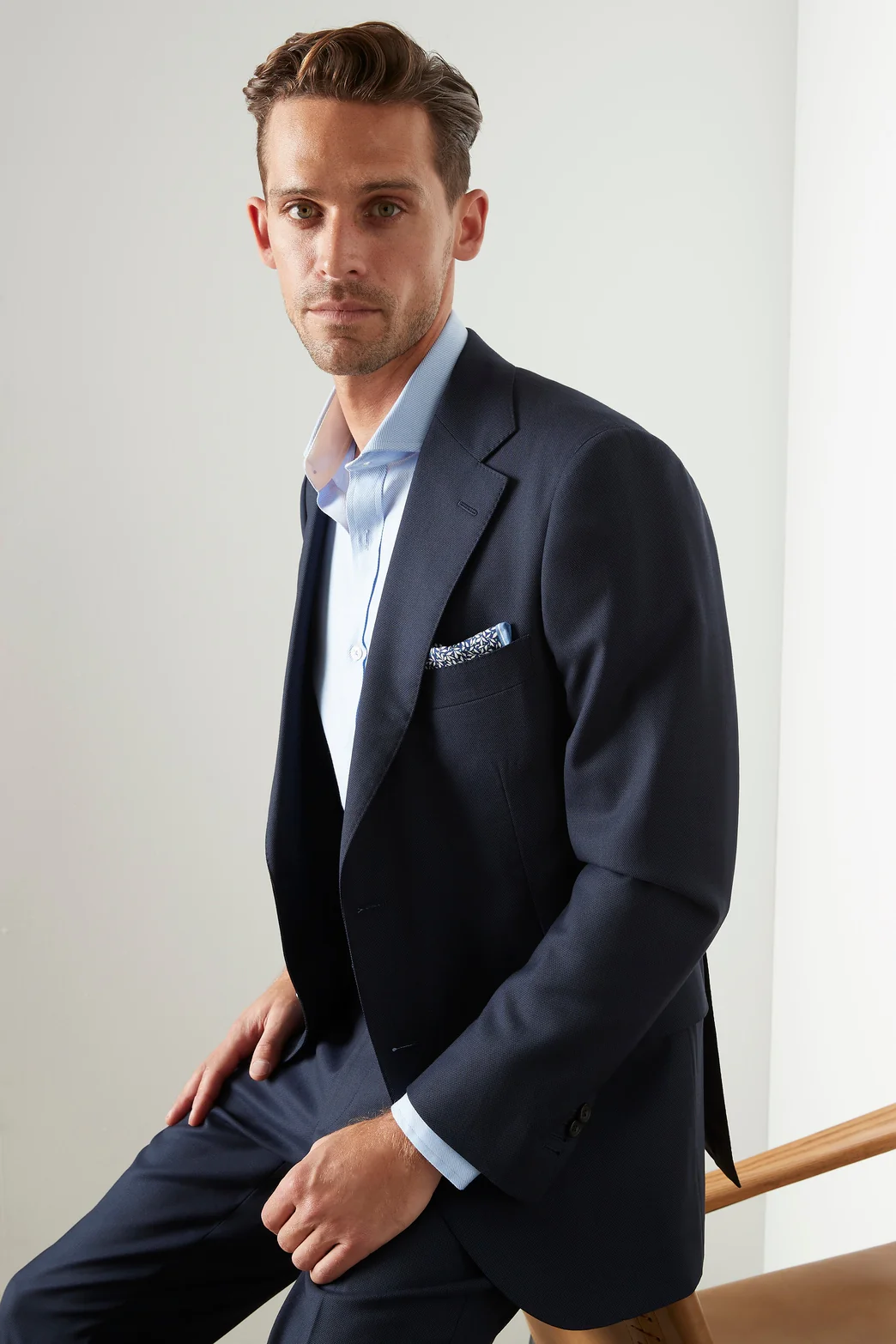 Hashimoto Navy Suit - Image 10