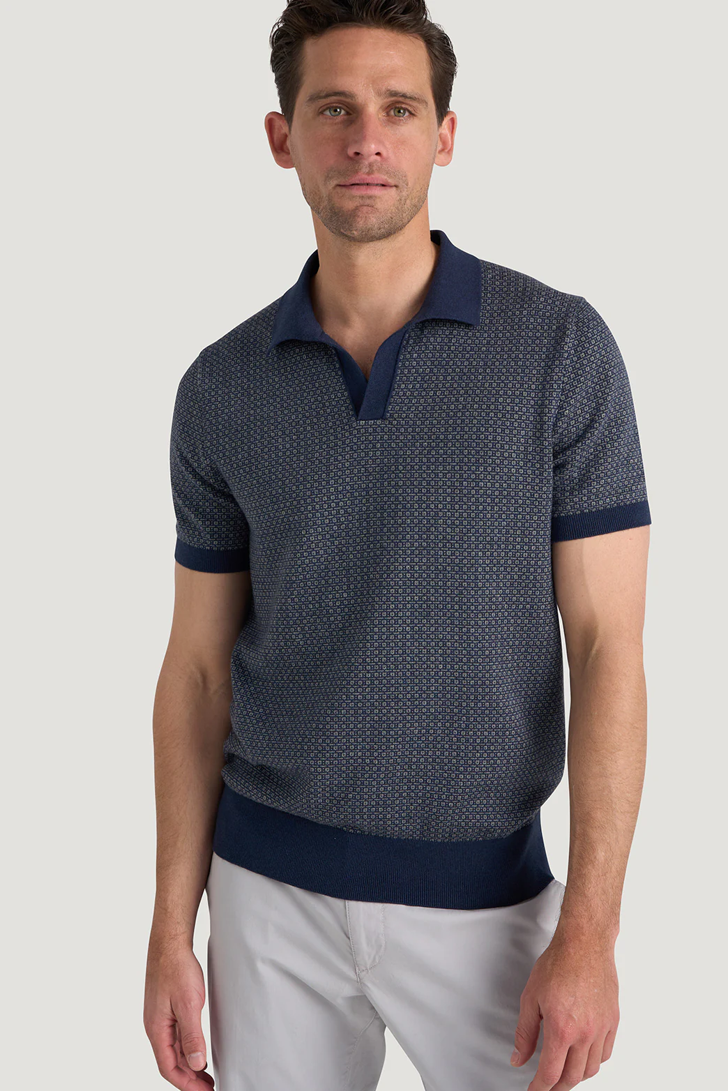 Huxley Jacquard Polo - Image 2