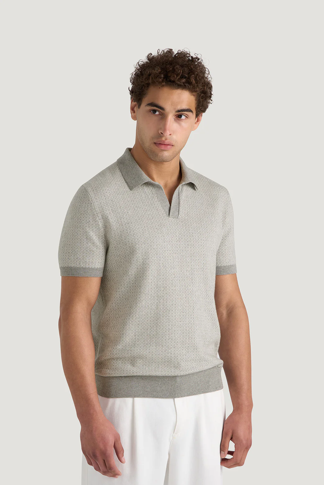 Huxley Jacquard Polo - Image 3