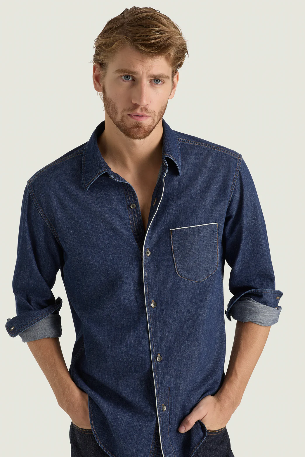 Kuwagata Selvedge Denim Shirt - Image 2