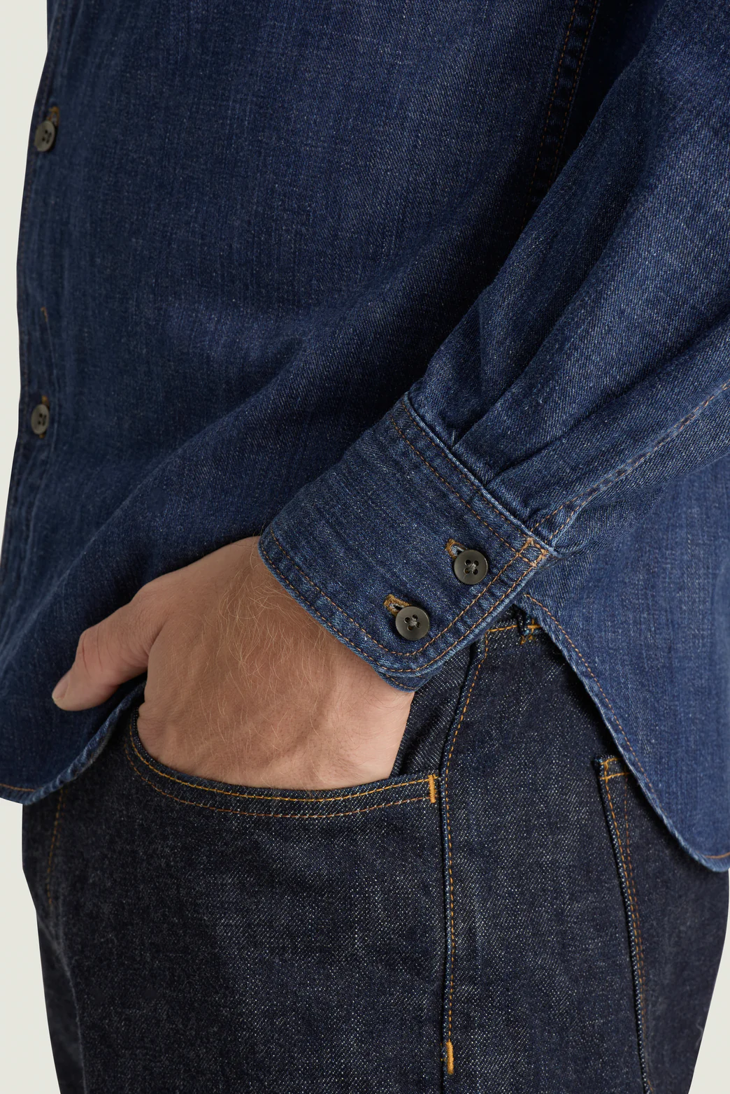 Kuwagata Selvedge Denim Shirt - Image 5