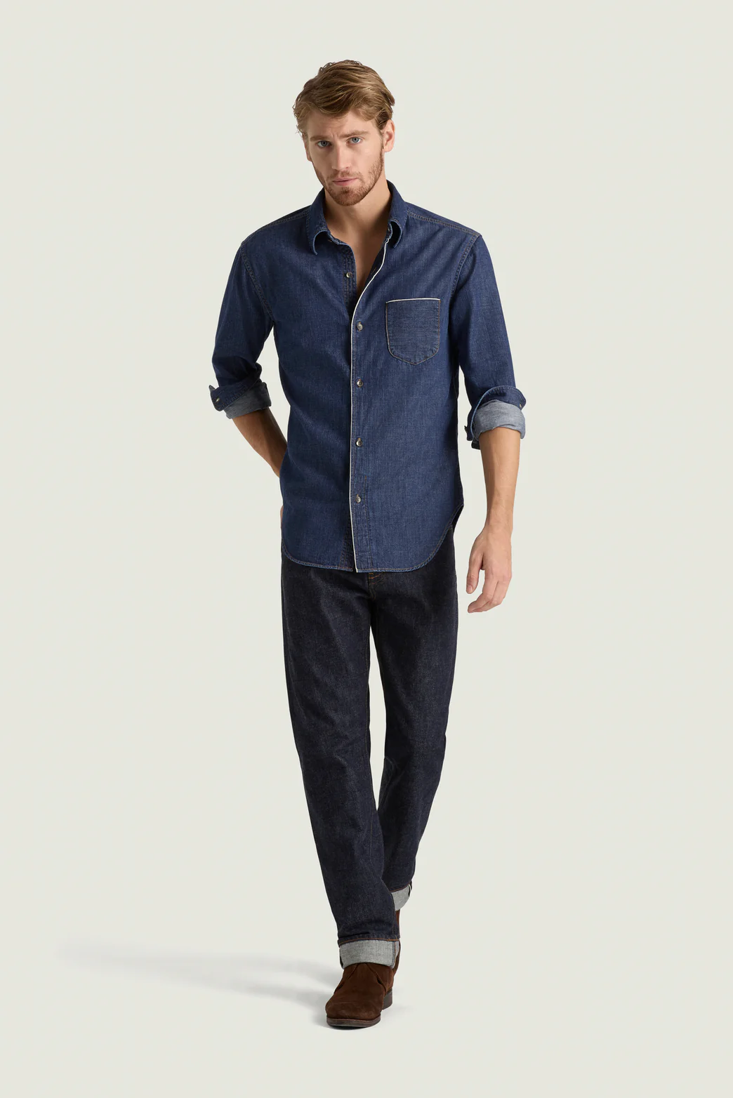 Kuwagata Selvedge Denim Shirt - Image 7