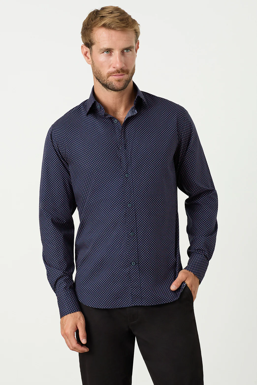 Mackney Polka Dot Shirt - Image 3