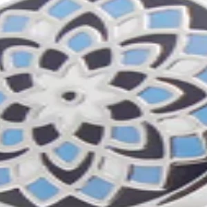 Marrakesh Silver/Blue Cufflink - Image 3