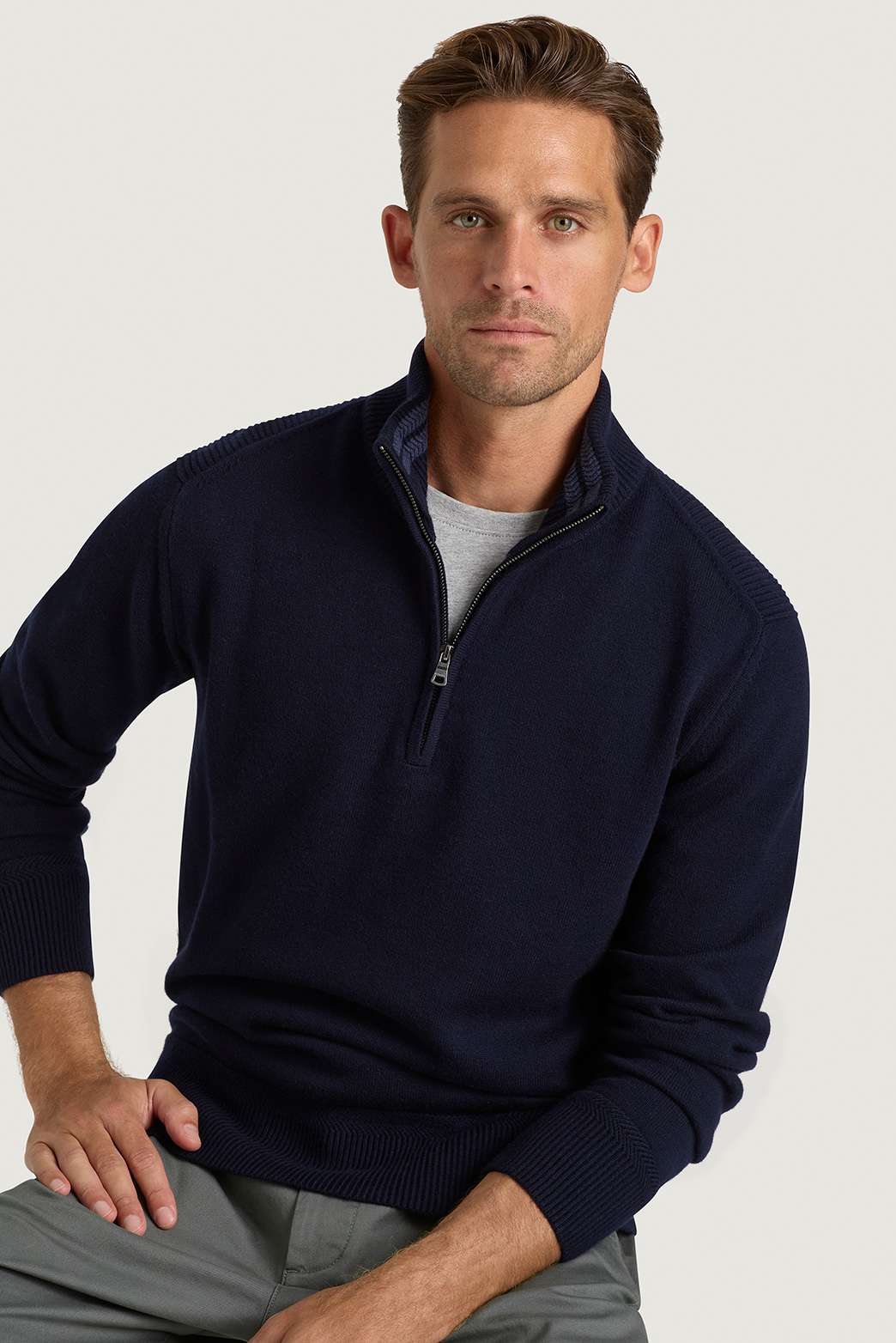 Perry Knit Half-Zip - Image 2
