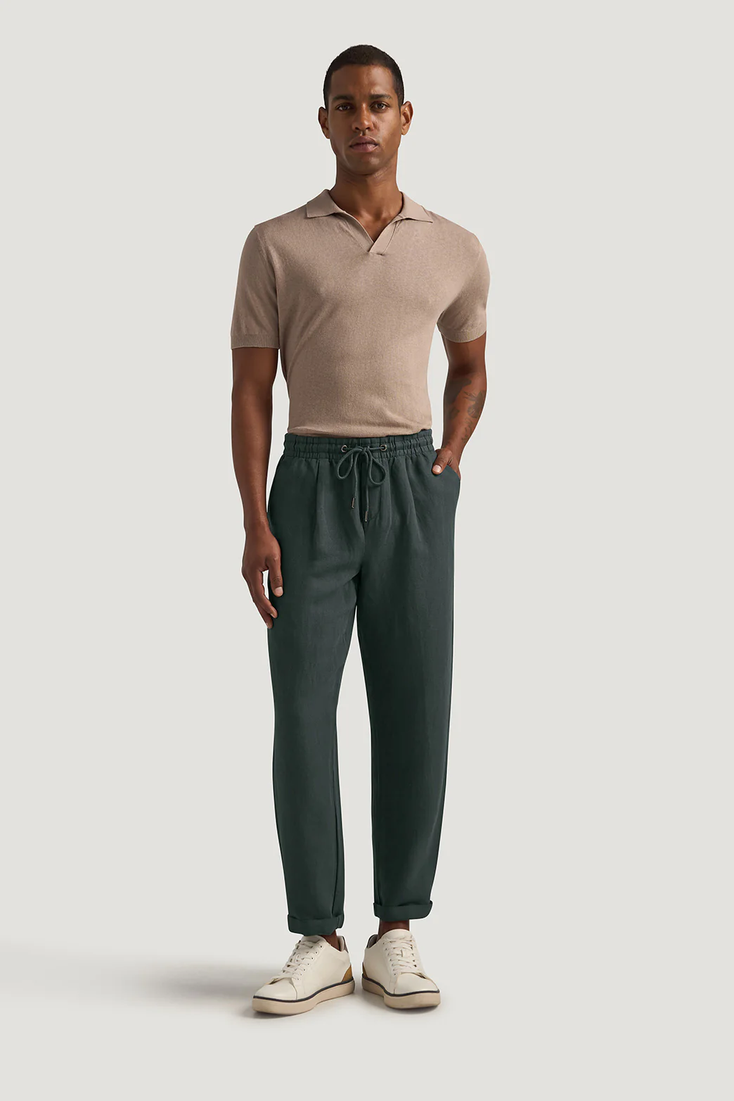 Portsea Cotton Linen Pant - Image 2