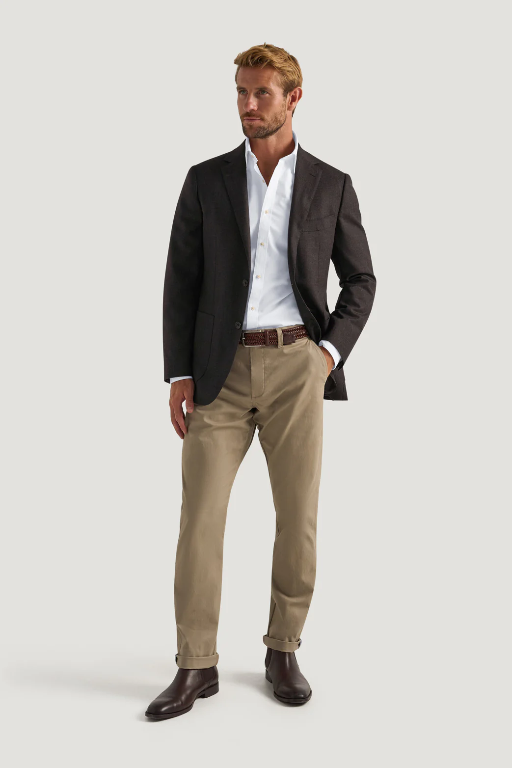 Quattro Herringbone Shirt - Image 6