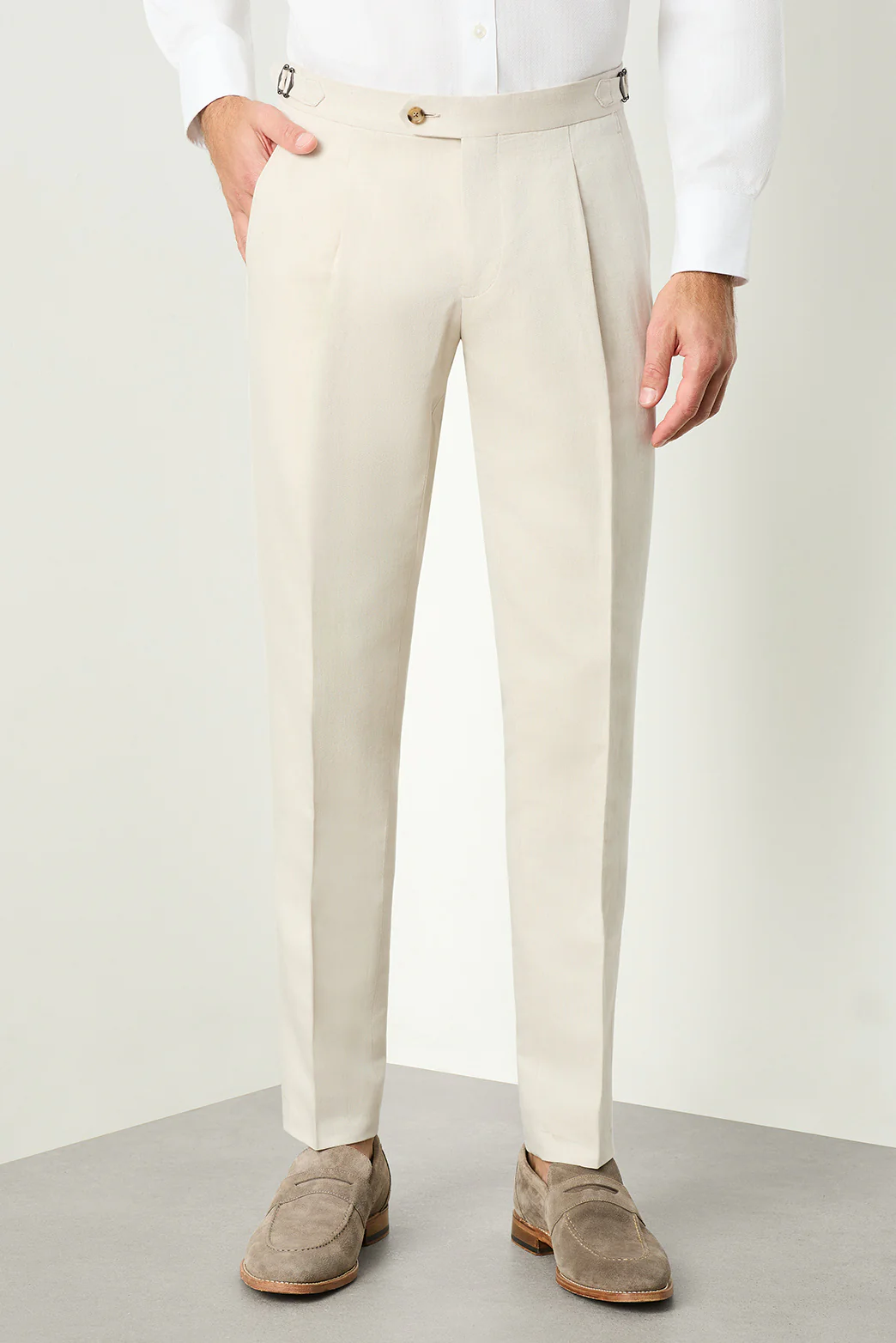 Robertson Pleated Trouser - Image 3