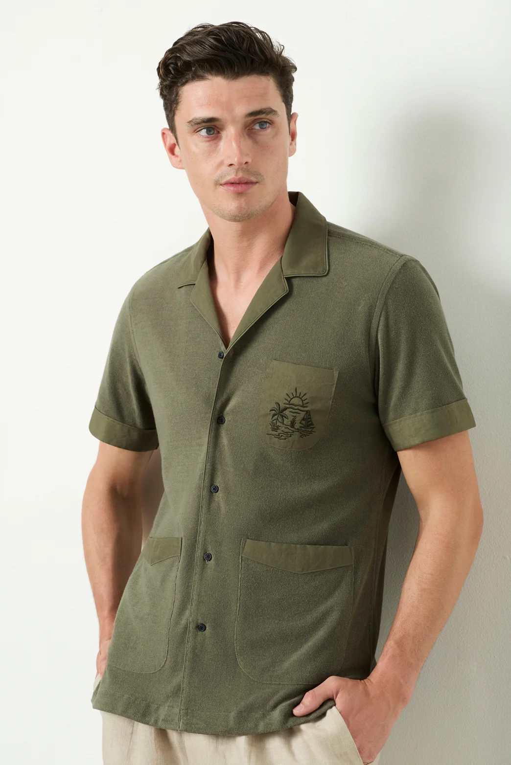 Rothstein Camp Collar SS Shirt - Image 2