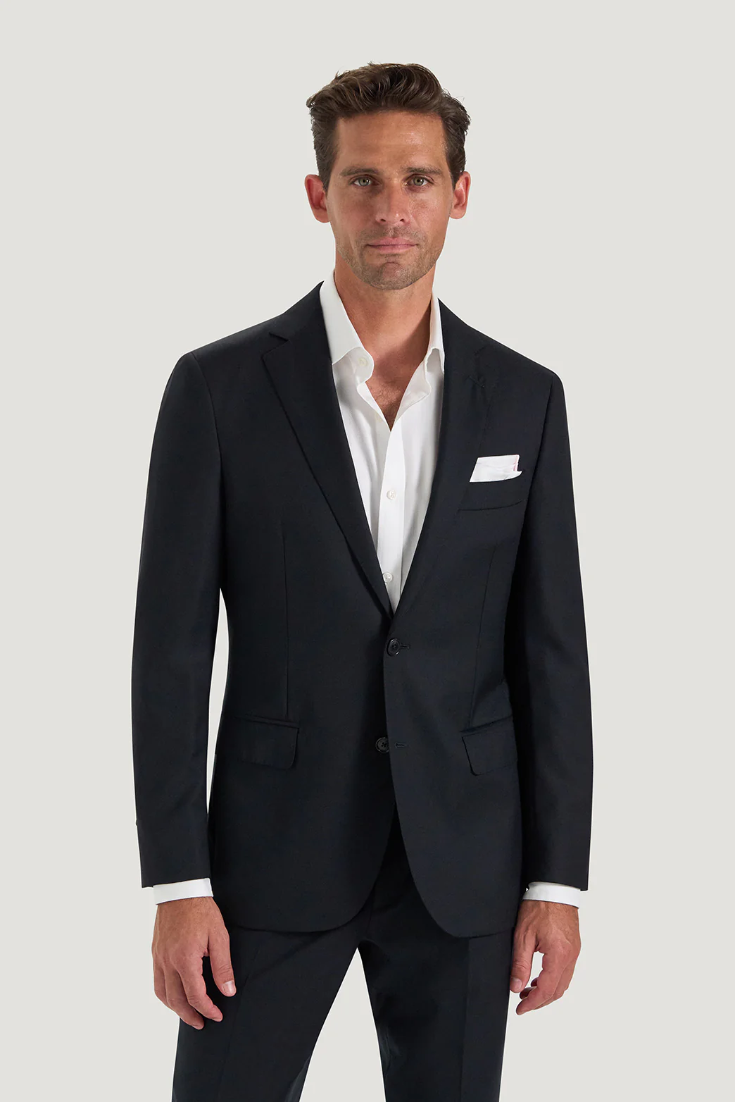 Saunders Black Slim Jacket - Image 2
