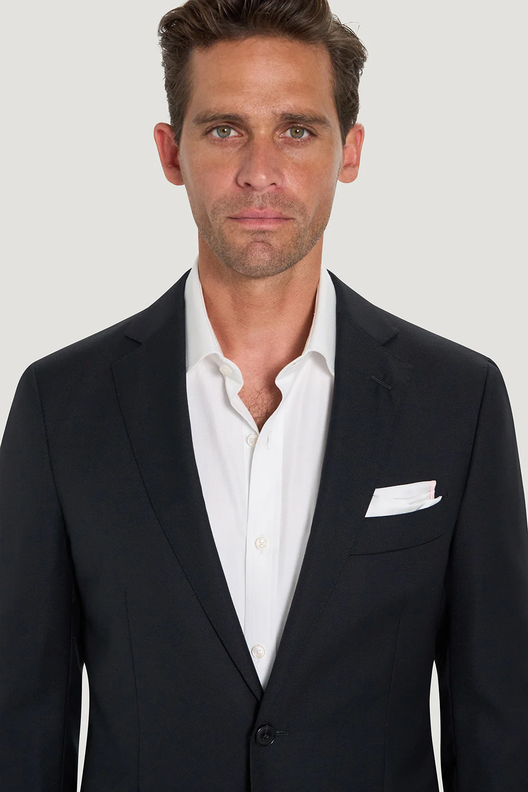 Saunders Black Slim Jacket - Image 3