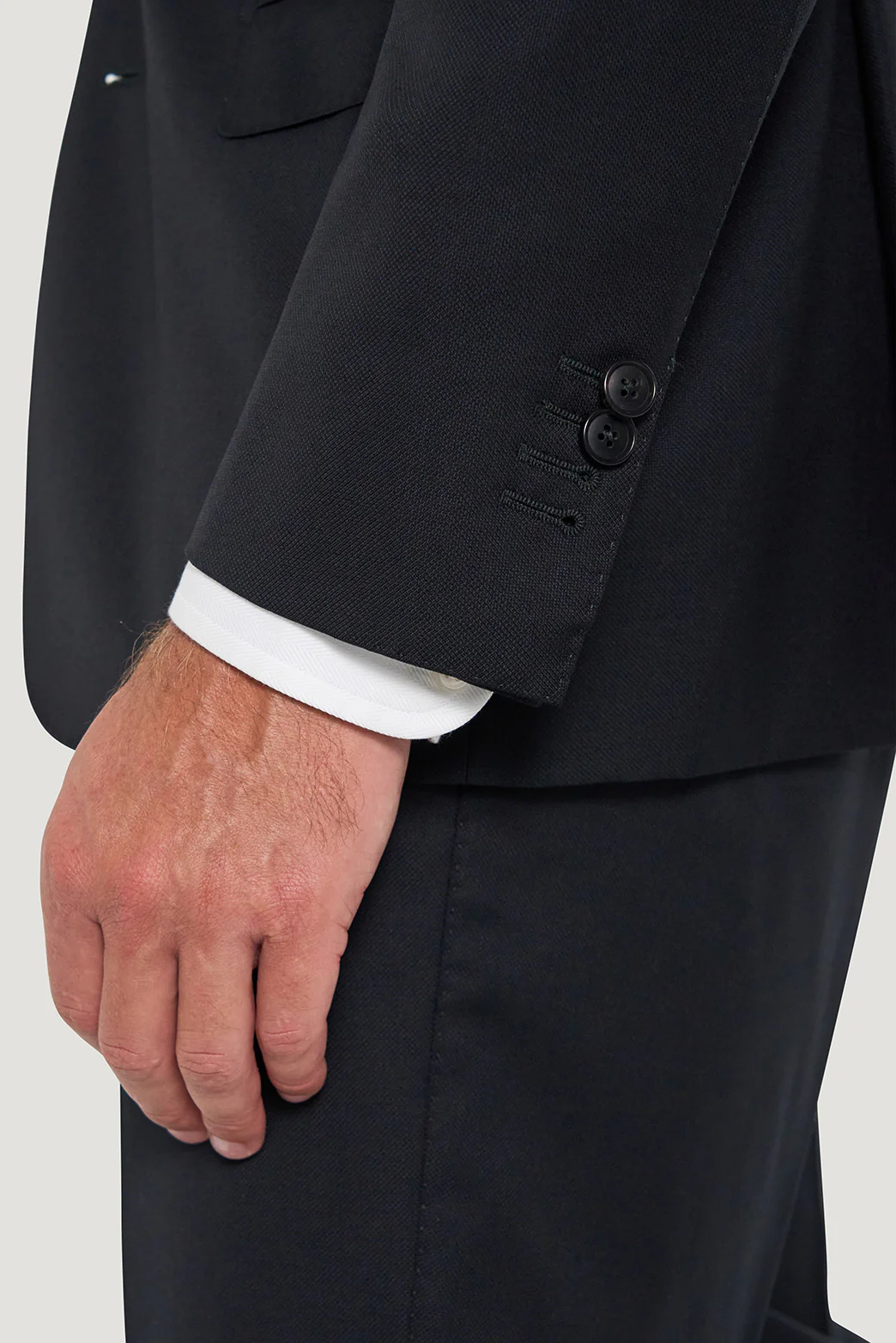 Saunders Black Slim Jacket - Image 4