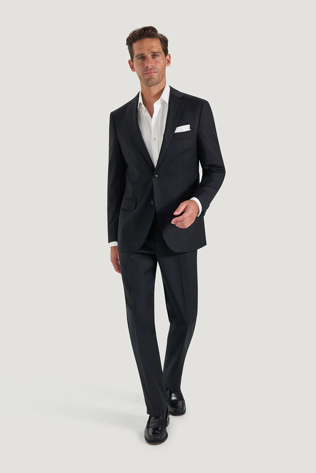 Saunders Black Slim Jacket - Image 5