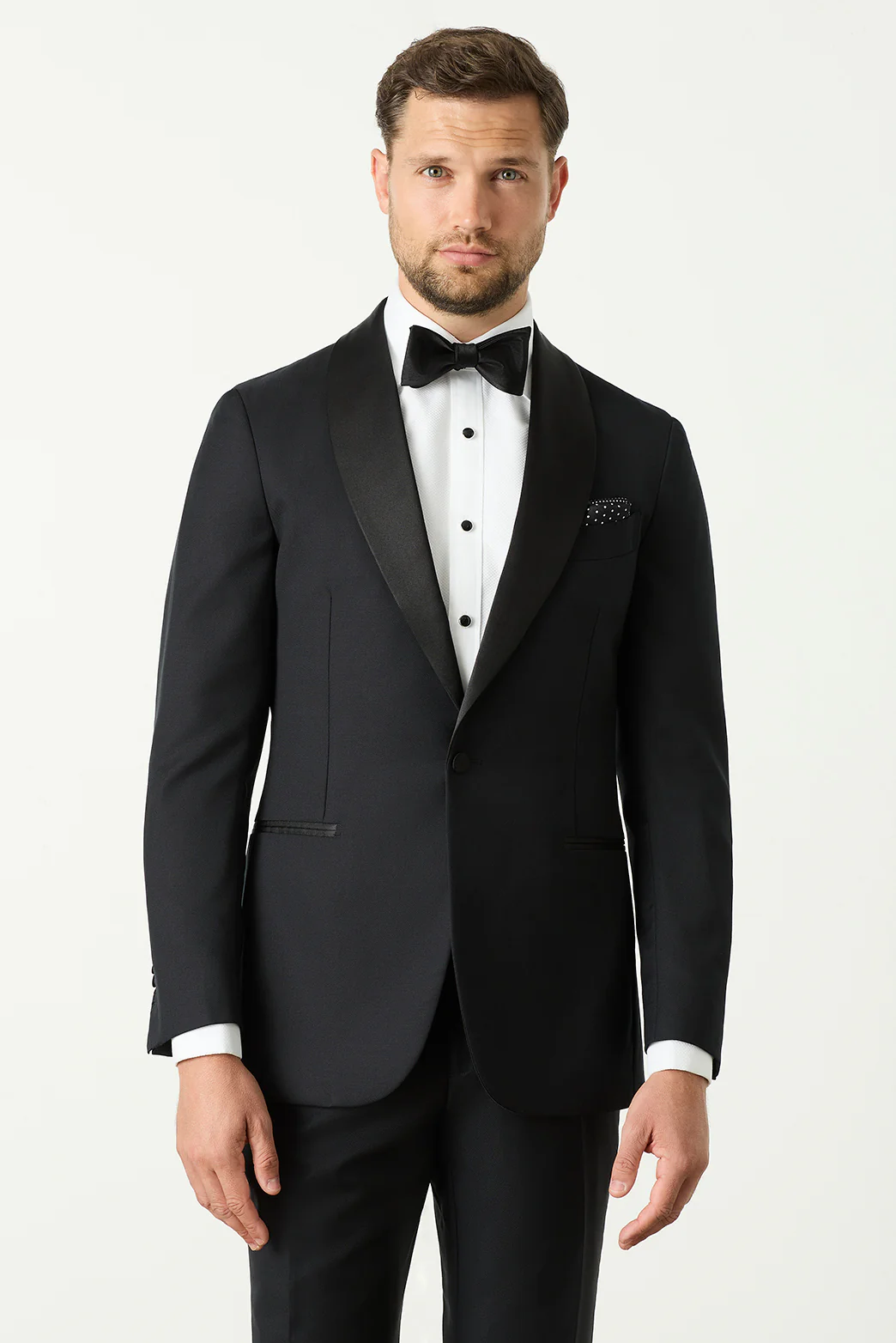 Saunders Black Tuxedo Jacket N - Image 3