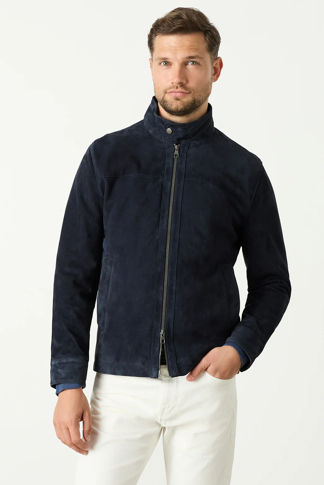 Springsteen Suede Harrington - Image 3