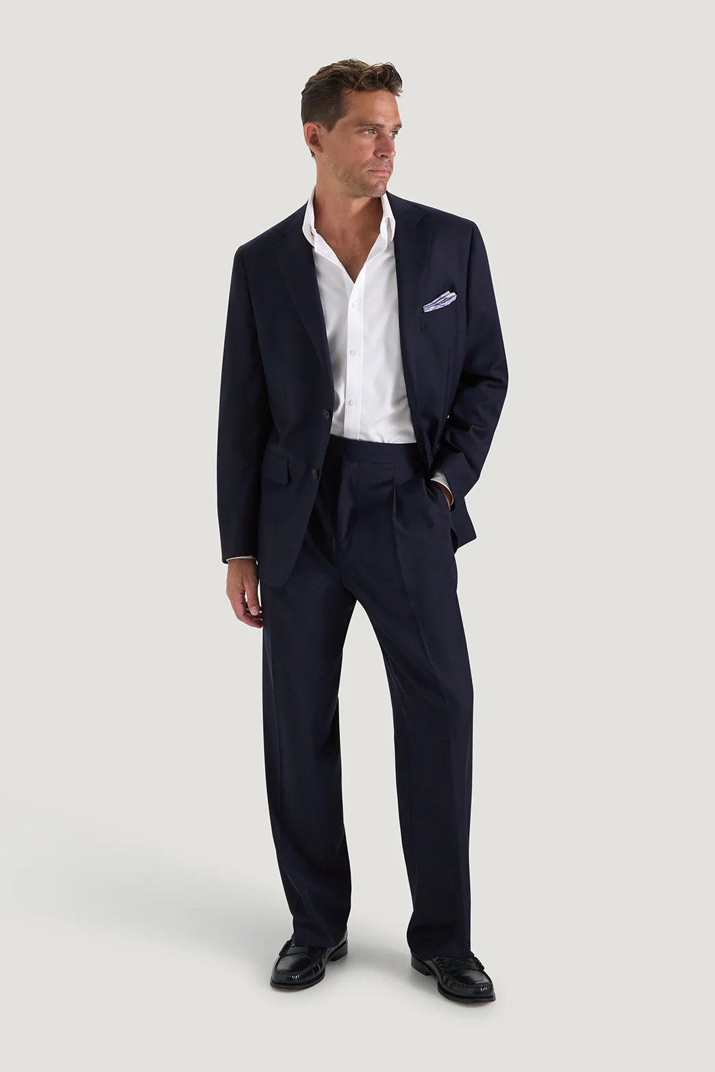 Stroud Single Pleat Relaxed Trouser - Image 2