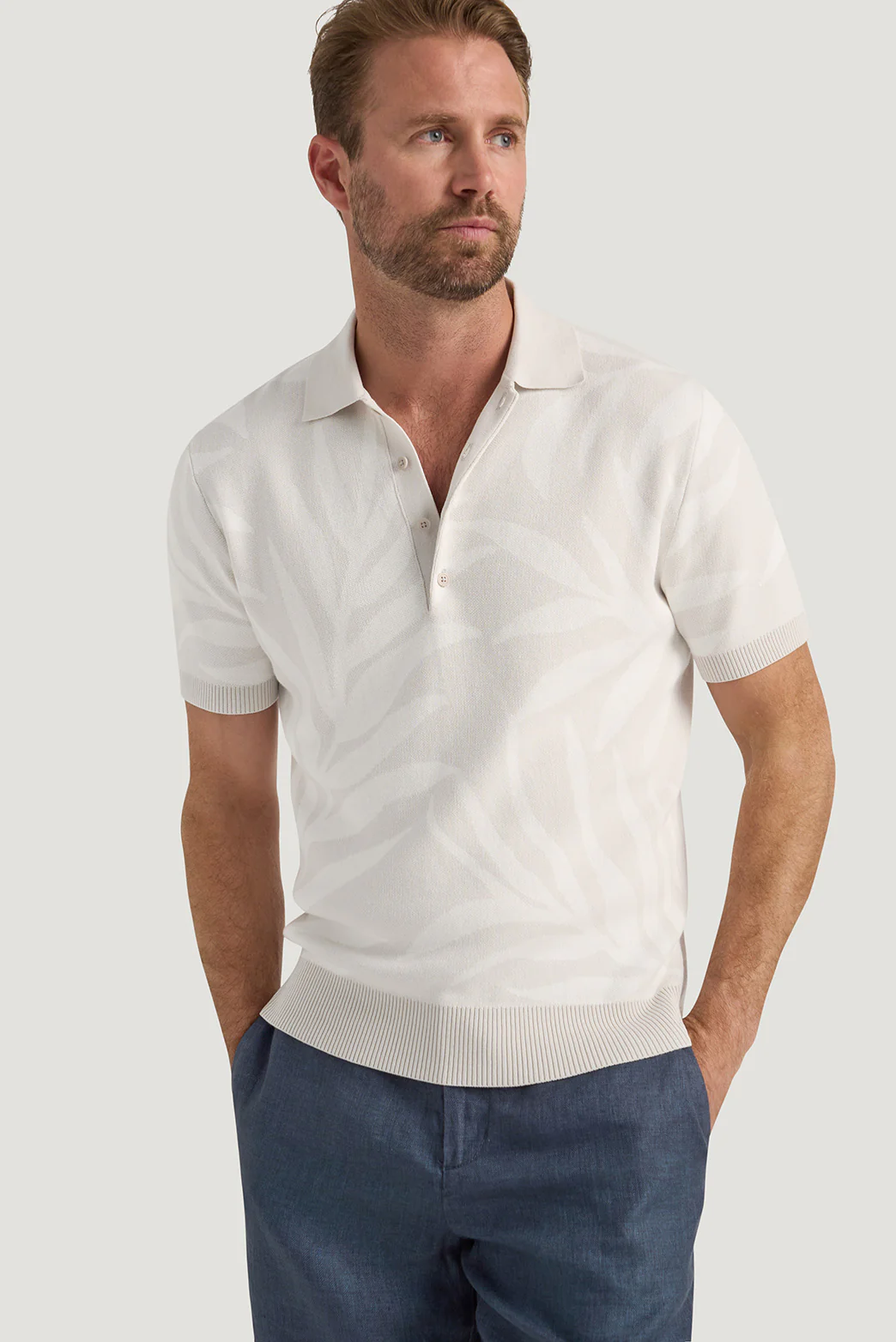 Tomas Jacquard Polo - Image 2