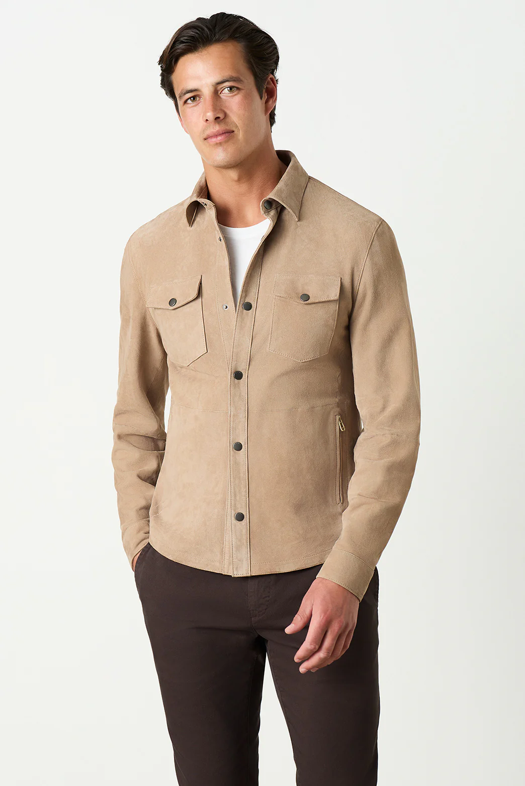 Whitlam Suede Shirt Jacket - Image 3
